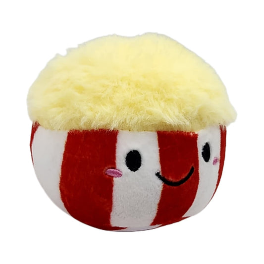 Llavero Palomitas De Peluche Kawaii