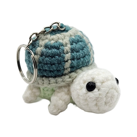 Llavero De Tortuga Kawaii Amigurumi