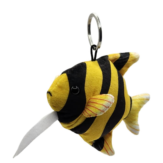 Llavero Pez De Peluche Tropical