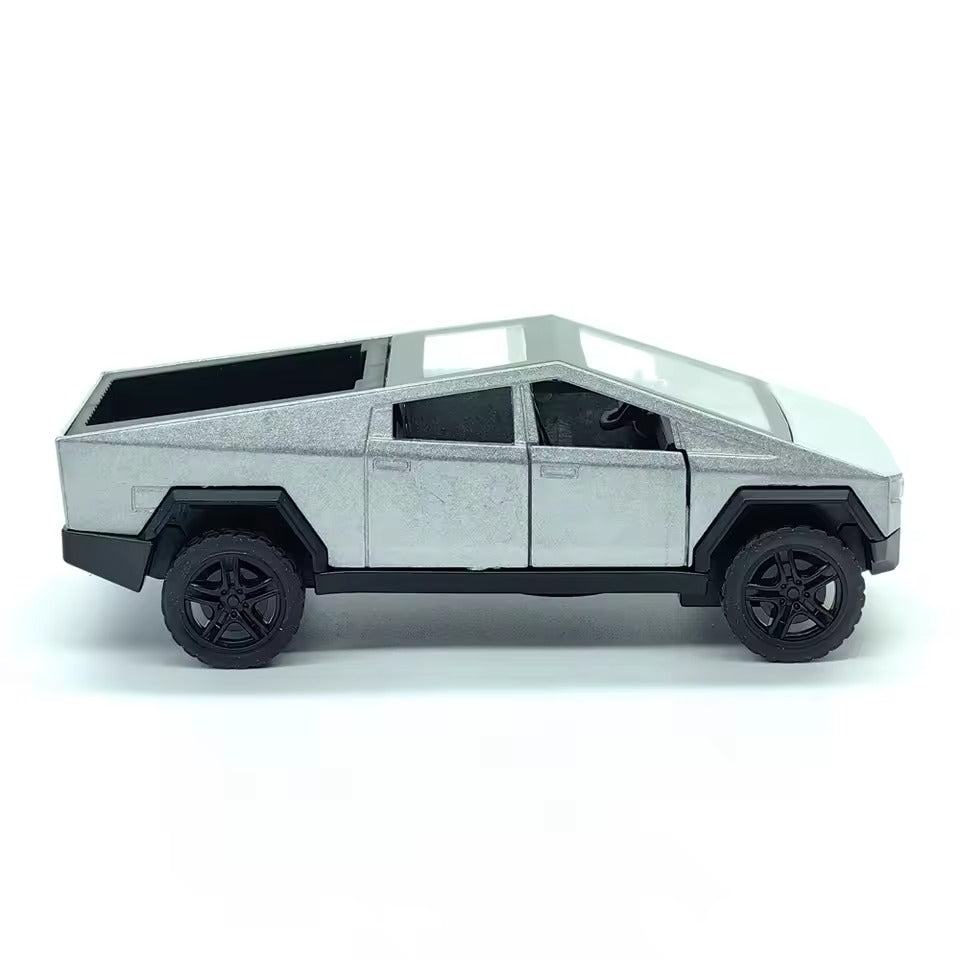 Tesla Cybertruck de Fricción con Cyberquad Escala 1:36