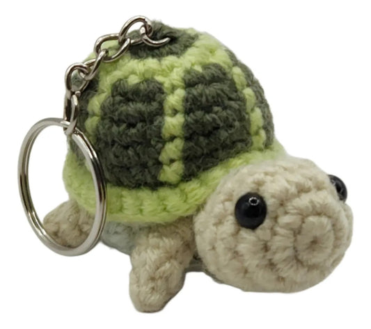Llavero De Tortuga Kawaii Amigurumi